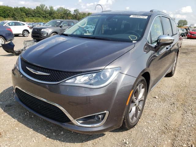 2C4RC1GG6HR763312 - 2017 CHRYSLER PACIFICA L CHARCOAL photo 2