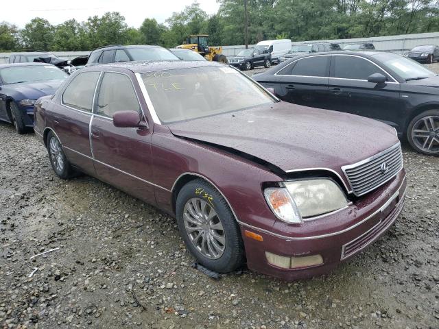 JT8BH28F0W0129935 - 1998 LEXUS LS 400 BURGUNDY photo 1