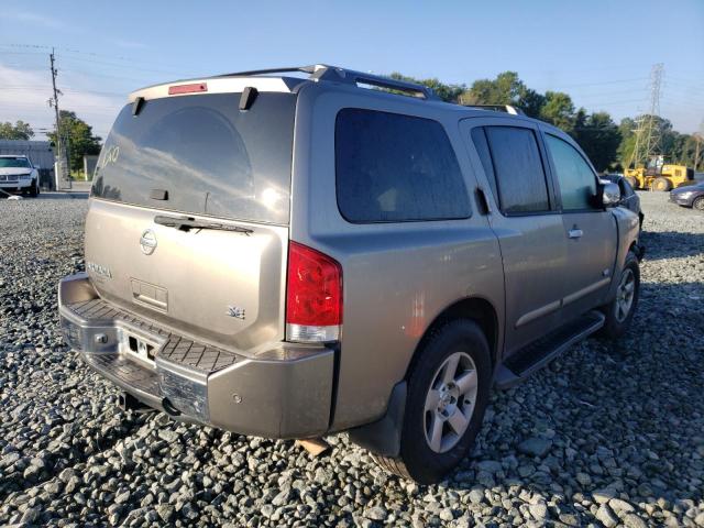 5N1AA08C37N706811 - 2007 NISSAN ARMADA SE GRAY photo 4