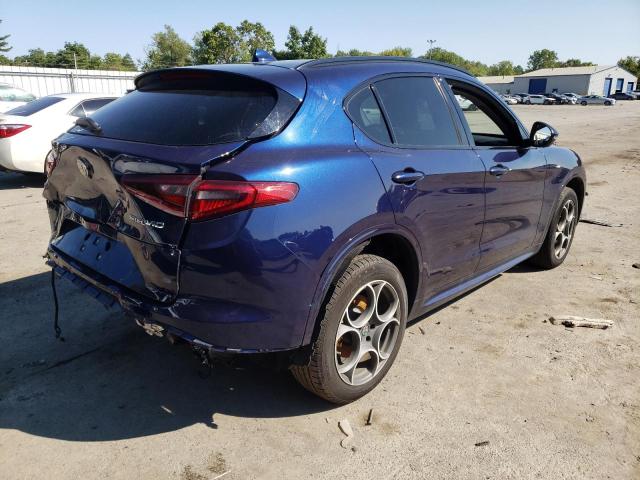 ZASPAKAN8L7C90735 - 2020 ALFA ROMEO STELVIO BLUE photo 4