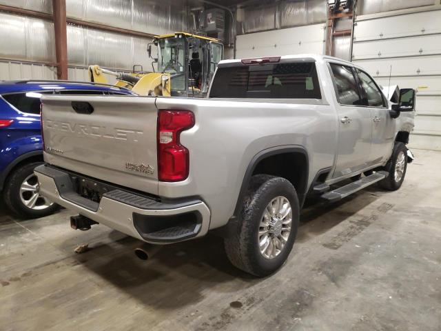 1GC4YVE75LF165136 - 2020 CHEVROLET SILVERADO SILVER photo 4