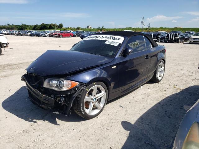 WBAUN93548VF56003 - 2008 BMW 135 I BLUE photo 2