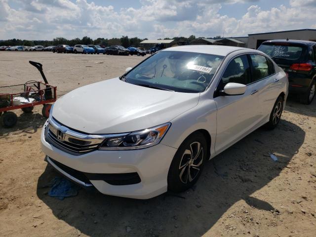 1HGCR2F43HA184527 - 2017 HONDA ACCORD LX WHITE photo 2