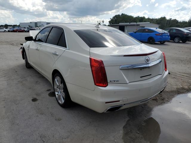 1G6AS5S3XE0123706 - 2014 CADILLAC CTS PERFOR WHITE photo 3