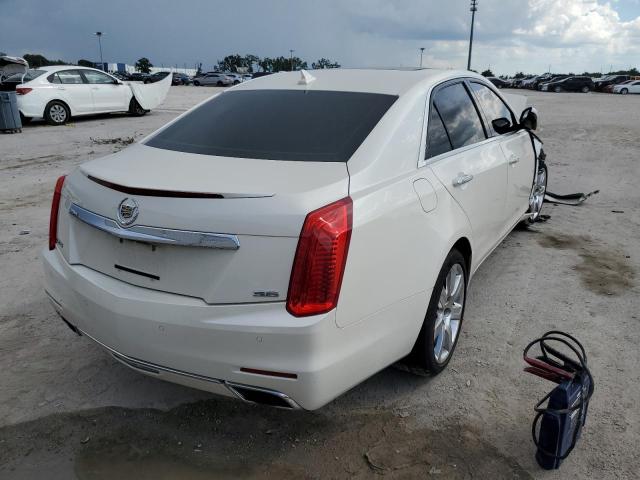 1G6AS5S3XE0123706 - 2014 CADILLAC CTS PERFOR WHITE photo 4