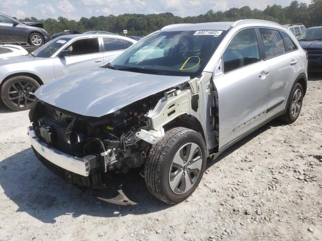 KNDCB3LC5L5397677 - 2020 KIA NIRO LX SILVER photo 2