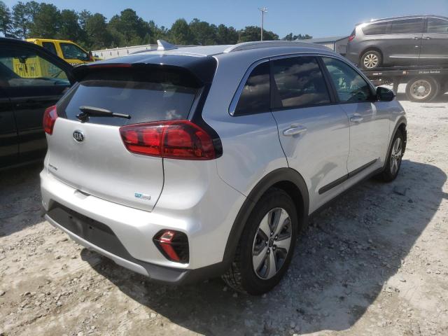 KNDCB3LC5L5397677 - 2020 KIA NIRO LX SILVER photo 4