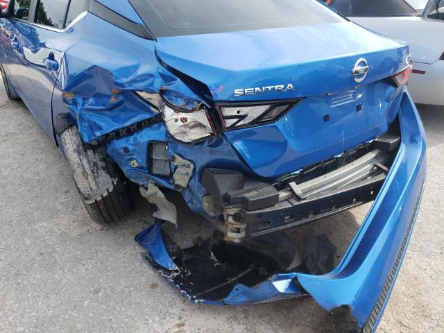 3N1AB8CV3LY213770 - 2020 NISSAN SENTRA SV BLUE photo 9