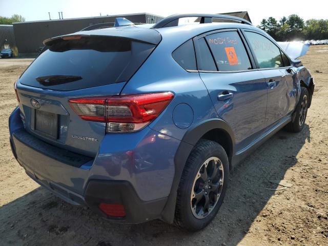 JF2GTAPC6MH388100 - 2021 SUBARU CROSSTREK BLUE photo 4