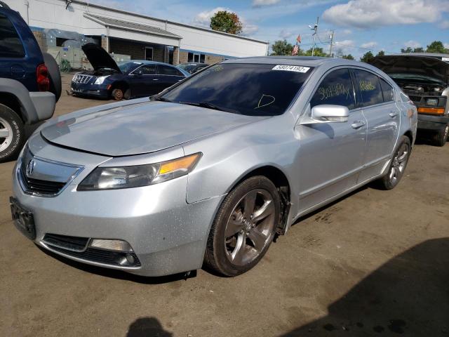 19UUA9F58DA003400 - 2013 ACURA TL TECH SILVER photo 2