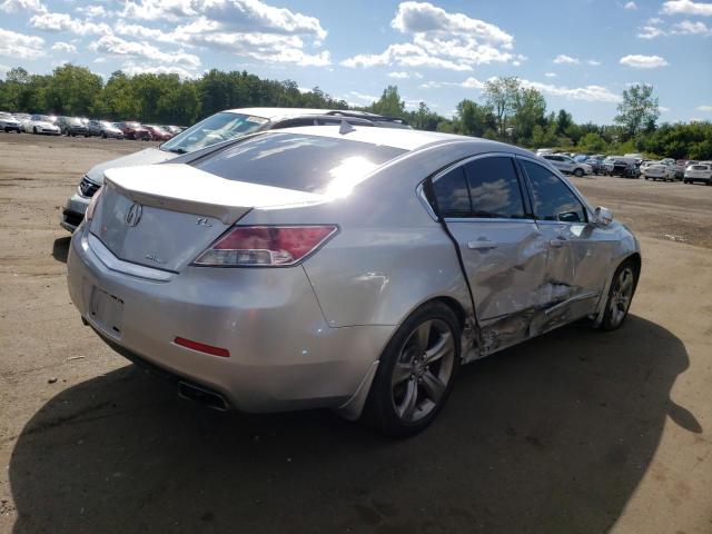 19UUA9F58DA003400 - 2013 ACURA TL TECH SILVER photo 4