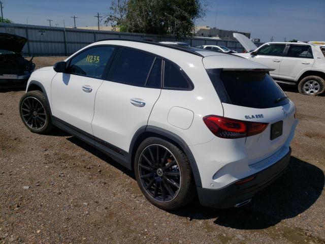 W1N4N4GB7MJ271826 - 2021 MERCEDES-BENZ GLA 250 WHITE photo 3