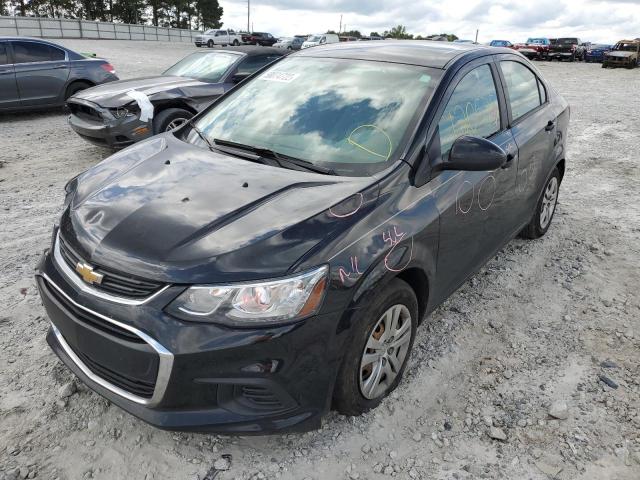 1G1JB5SH9H4141354 - 2017 CHEVROLET SONIC LS BLACK photo 2