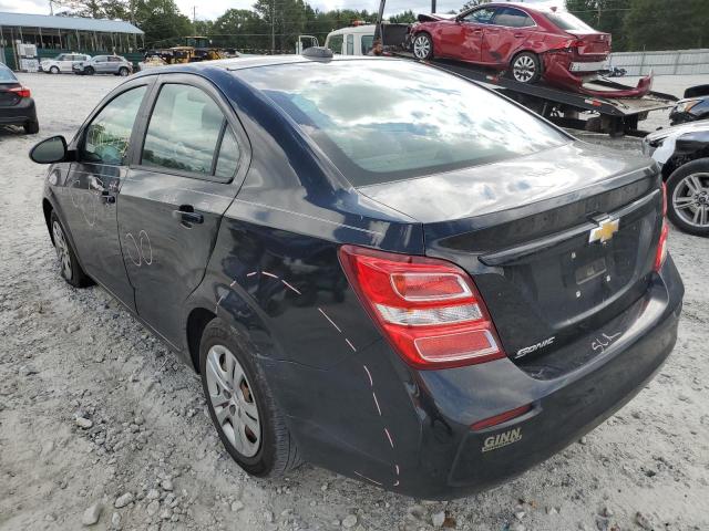 1G1JB5SH9H4141354 - 2017 CHEVROLET SONIC LS BLACK photo 3
