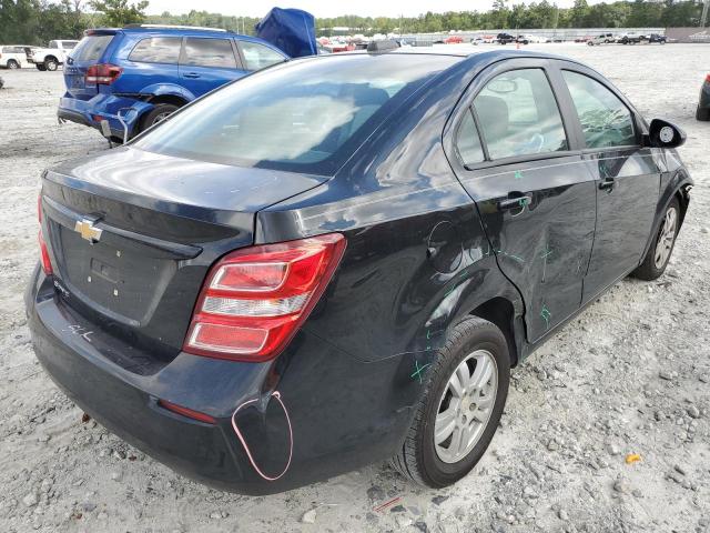 1G1JB5SH9H4141354 - 2017 CHEVROLET SONIC LS BLACK photo 4