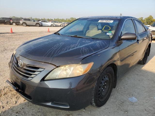 4T1BE46K47U623419 - 2007 TOYOTA CAMRY CE GRAY photo 2