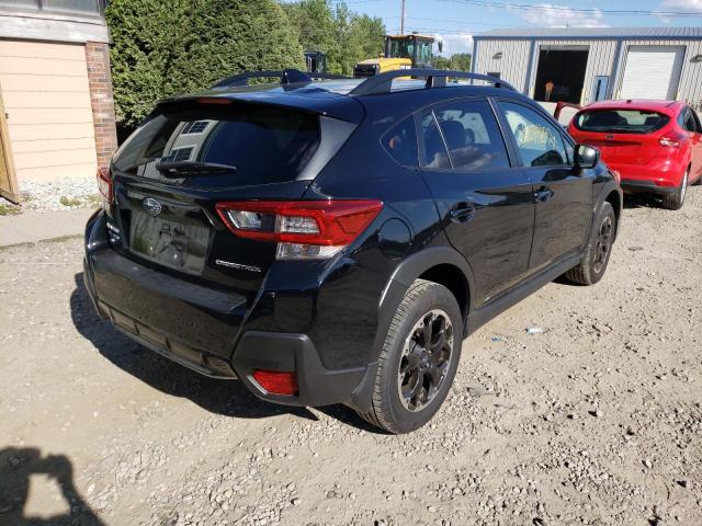 JF2GTAEC1M8245526 - 2021 SUBARU CROSSTREK BLACK photo 4