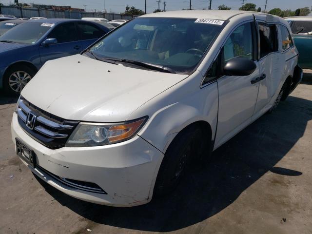 5FNRL5H27GB034367 - 2016 HONDA ODYSSEY LX WHITE photo 2