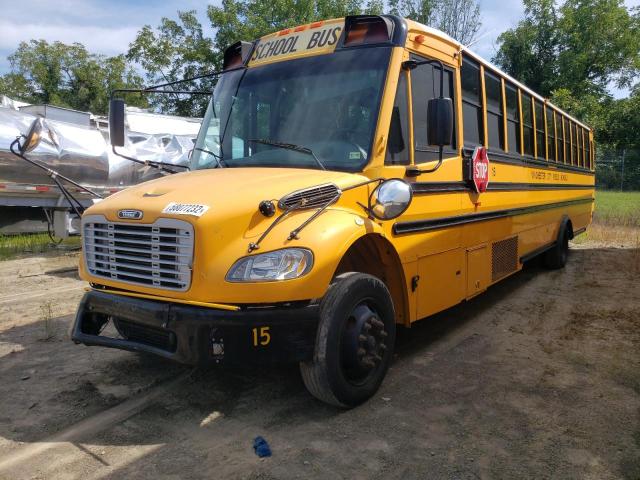 4UZABRDTXACAP7139 - 2010 FREIGHTLINER CHASSIS B2 YELLOW photo 2