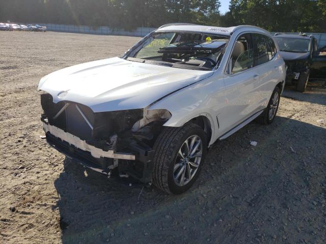 5UXTR9C52KLD97454 - 2019 BMW X3 XDRIVE3 WHITE photo 2