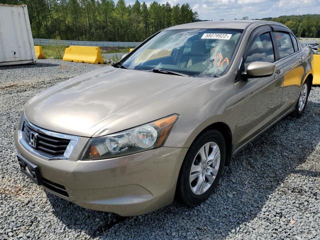 1HGCP26458A060930 - 2008 HONDA ACCORD LXP GOLD photo 2