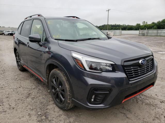 JF2SKARC5MH573443 - 2021 SUBARU FORESTER S GRAY photo 1