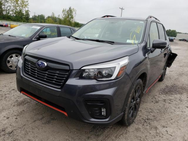 JF2SKARC5MH573443 - 2021 SUBARU FORESTER S GRAY photo 2