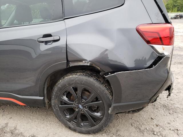 JF2SKARC5MH573443 - 2021 SUBARU FORESTER S GRAY photo 9