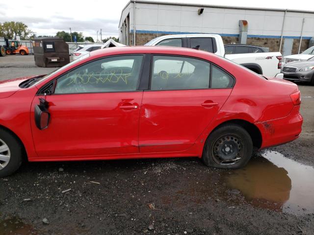 3VW1K7AJ1FM335866 - 2015 VOLKSWAGEN JETTA BASE 红色 照片 9