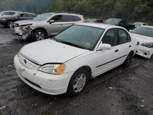 2HGES15231H591889 - 2001 HONDA CIVIC DX WHITE photo 2