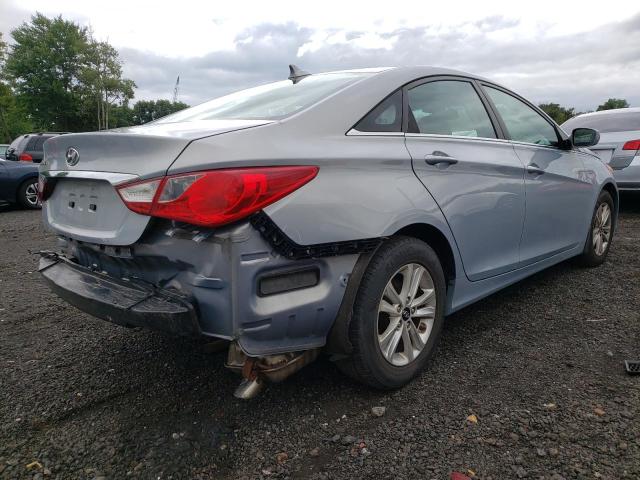 5NPEB4AC2BH113602 - 2011 HYUNDAI SONATA GLS BLUE photo 4