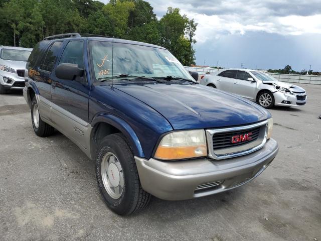 1GKCS13W212216990 - 2001 GMC JIMMY BLUE photo 1