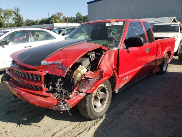 1GCCS19X938273277 - 2003 CHEVROLET S TRUCK S1 RED photo 2