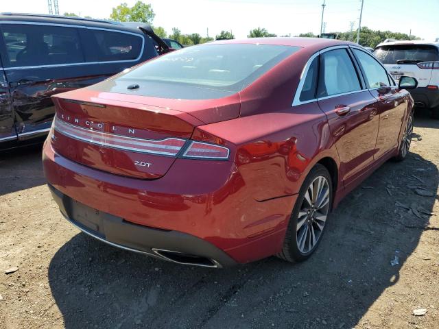 3LN6L5C99JR613367 - 2018 LINCOLN MKZ SELECT RED photo 4