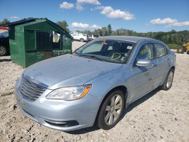 1C3CCBAB1CN207461 - 2012 CHRYSLER 200 BLUE photo 2