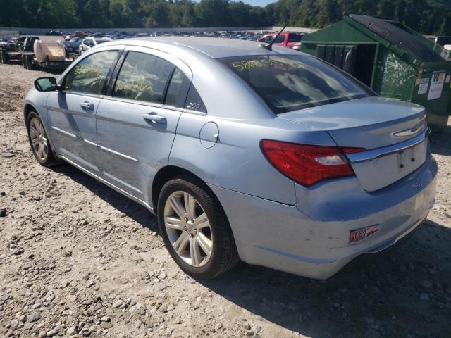 1C3CCBAB1CN207461 - 2012 CHRYSLER 200 BLUE photo 3