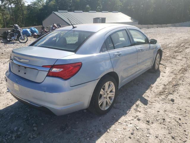 1C3CCBAB1CN207461 - 2012 CHRYSLER 200 BLUE photo 4