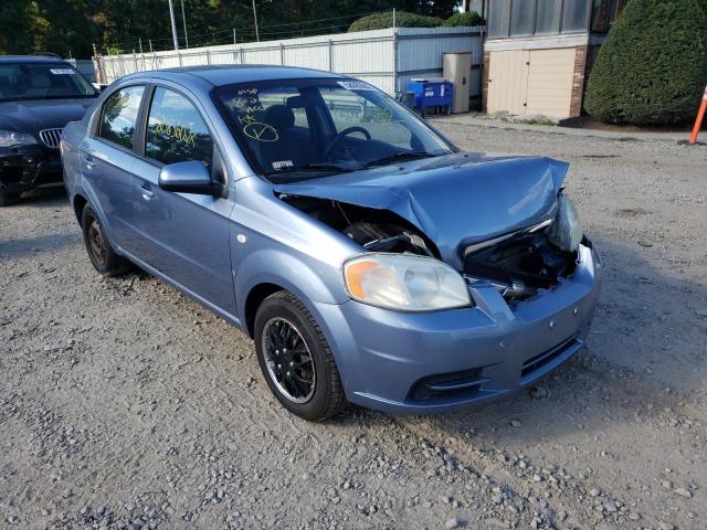 KL1TD56627B097556 - 2007 CHEVROLET AVEO BASE BLUE photo 1