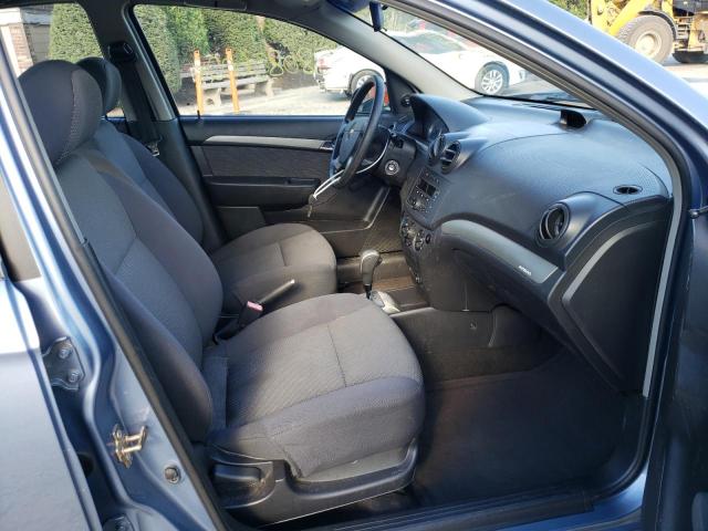 KL1TD56627B097556 - 2007 CHEVROLET AVEO BASE BLUE photo 5