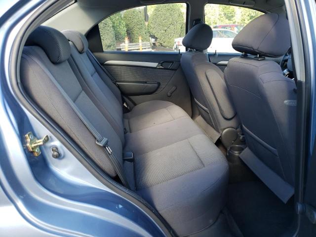 KL1TD56627B097556 - 2007 CHEVROLET AVEO BASE BLUE photo 6