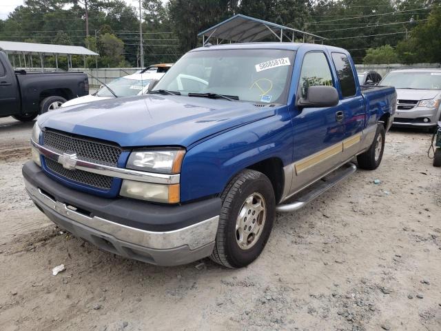 2GCEC19TX31397824 - 2003 CHEVROLET silverado BLUE photo 2