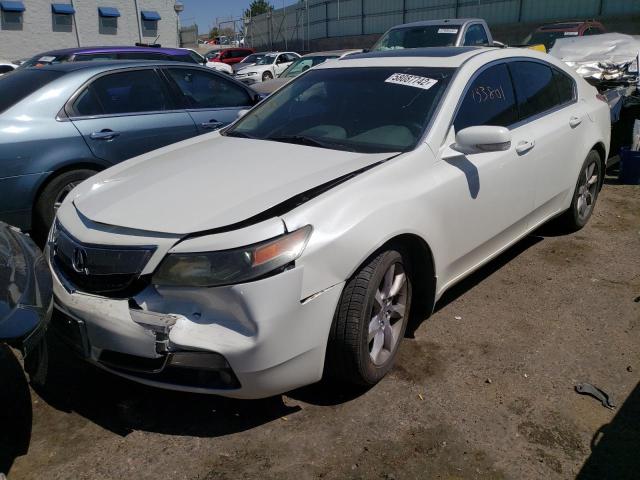 19UUA8F58DA013127 - 2013 ACURA TL TECH WHITE photo 2