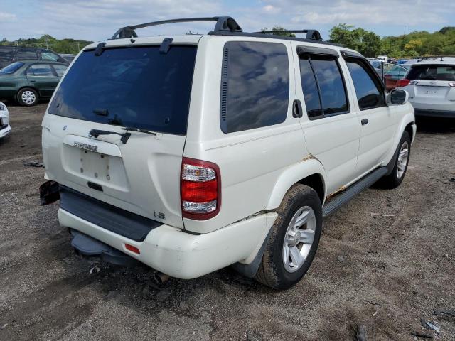 JN8DR09Y32W700826 - 2002 NISSAN PATHFINDER WHITE photo 4