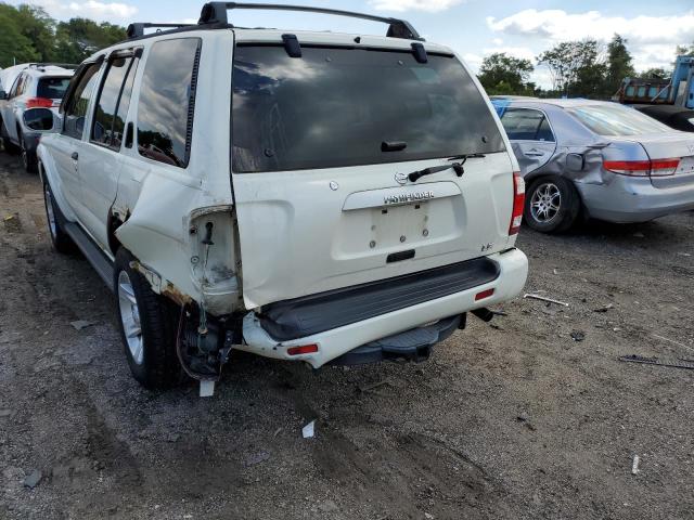 JN8DR09Y32W700826 - 2002 NISSAN PATHFINDER WHITE photo 9