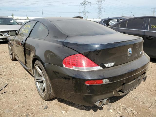 WBSEH935X7B798301 - 2007 BMW M6 BLACK photo 3