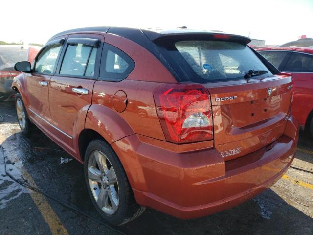 1B3CB7HB5AD540185 - 2010 DODGE CALIBER R/ ORANGE photo 3