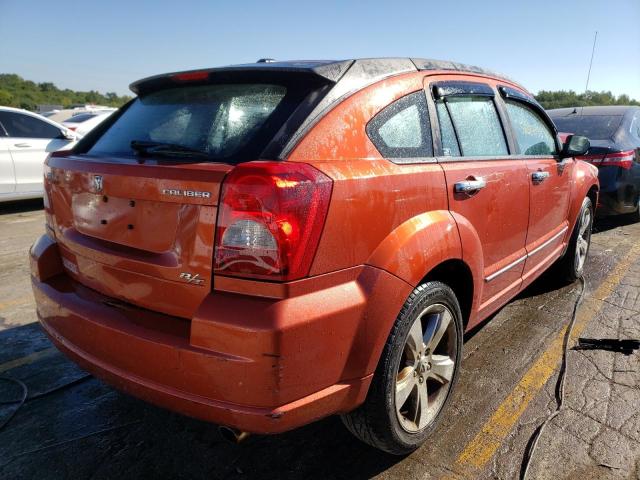 1B3CB7HB5AD540185 - 2010 DODGE CALIBER R/ ORANGE photo 4