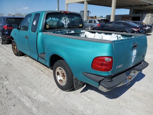 1FTZX07231KF14893 - 2001 FORD F150 GREEN photo 3