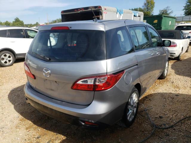 JM1CW2BL6F0183783 - 2015 MAZDA 5 SPORT SILVER photo 4