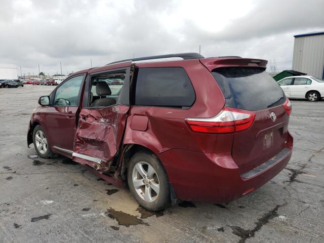 5TDKK3DC5FS669993 - 2015 TOYOTA SIENNA LE RED photo 3